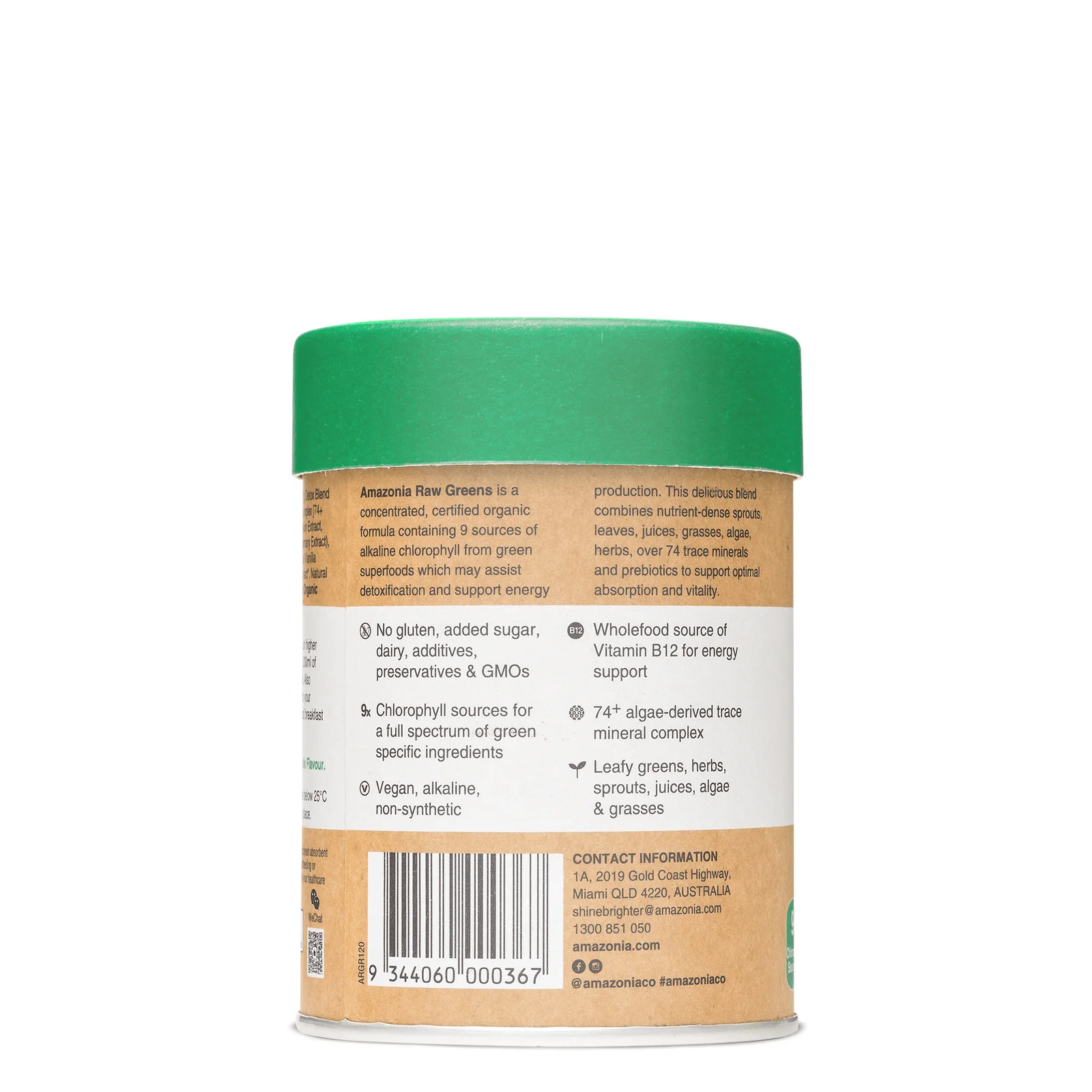 Amazonia Raw Nutrients Greens Mint & Vanilla Flavour - Image 5