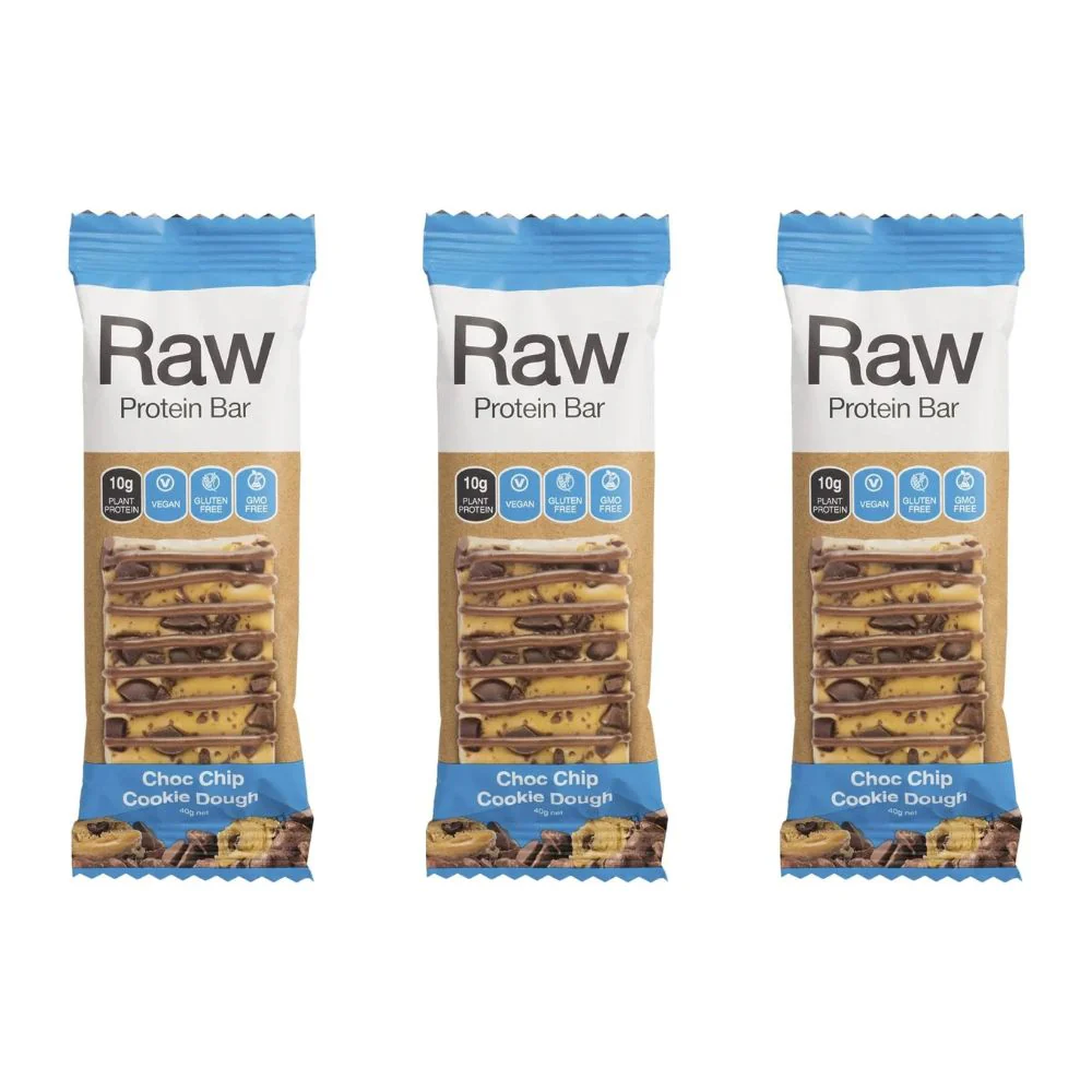 Amazonia Raw Protein Bar Choc Chip Cookie Dough - Image 9