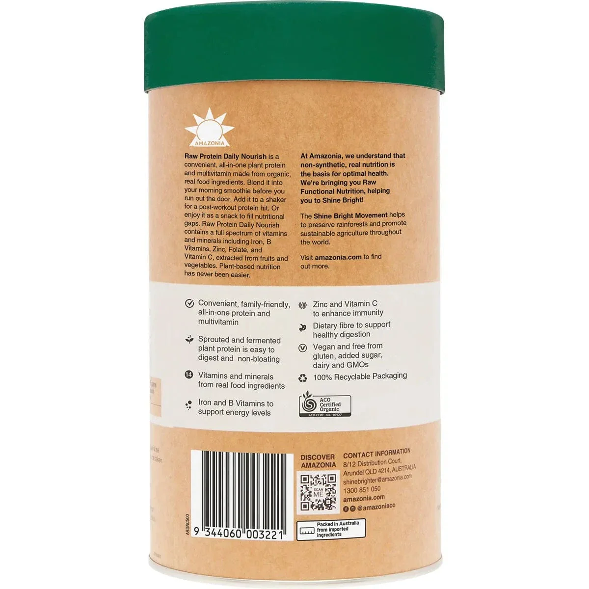 Amazonia Raw Protein Daily Nourish Chocolate - Image 6