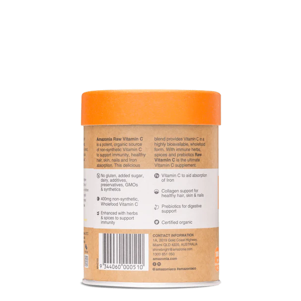 Amazonia Raw Raw Wholefood Extracts Vitamin C+ - Image 4