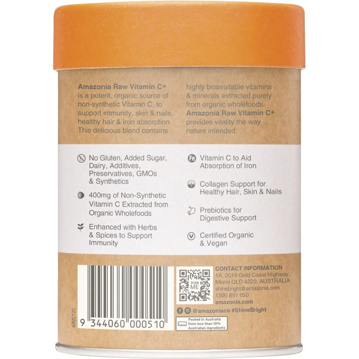 Amazonia Raw Raw Wholefood Extracts Vitamin C+ - Image 5