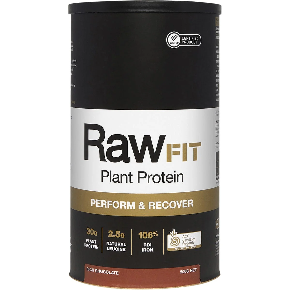 Amazonia RawFIT Plant Protein Organic Perform & Recover Rich Chocolate - Image 5