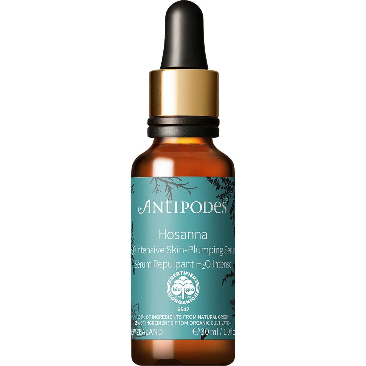 Antipodes Organic Hosanna H2O Skin-Plumping Serum 30ml - Image 4