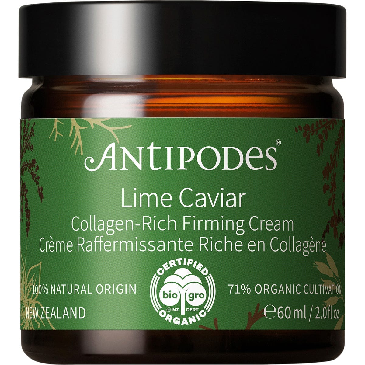 Antipodes Organic Lime Caviar Collagen-Rich Firming Cream 60ml - Image 3