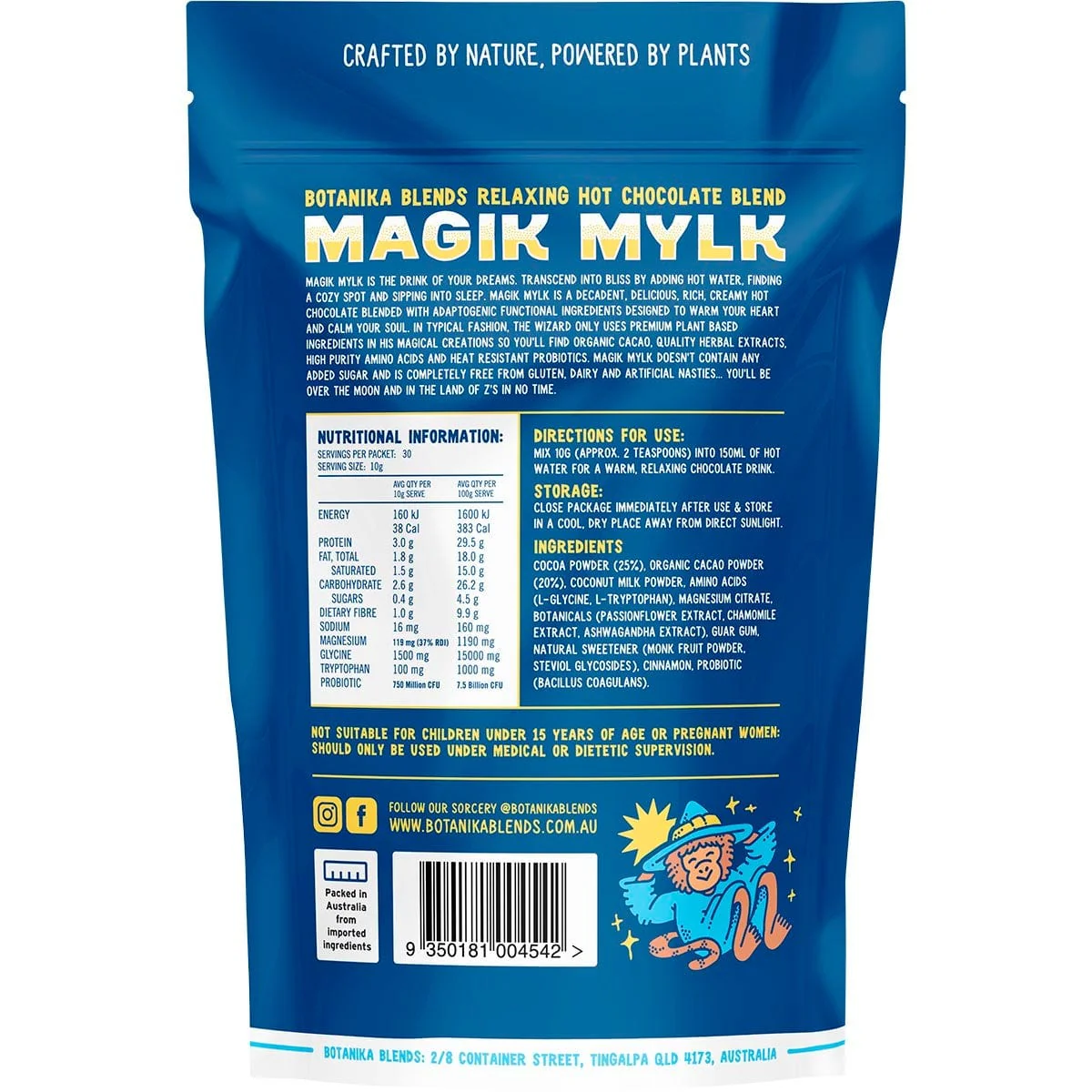 Botanika Blends Magik Mylk Hot Chocolate 300g - Image 4