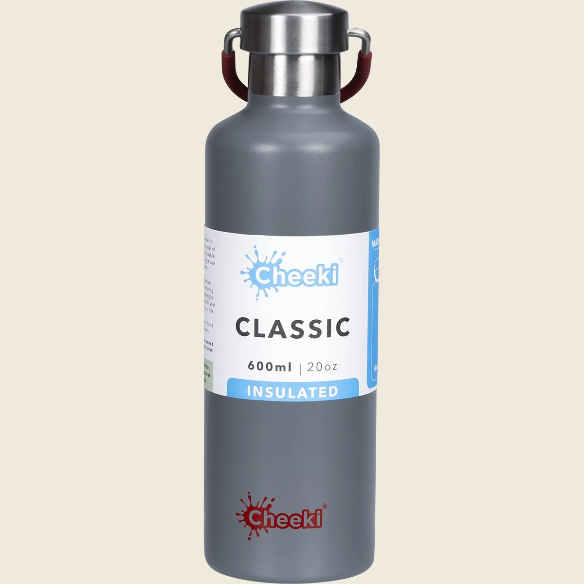 Cheeki Stainless Steel Bottle Insulated - 600ml - Image 3