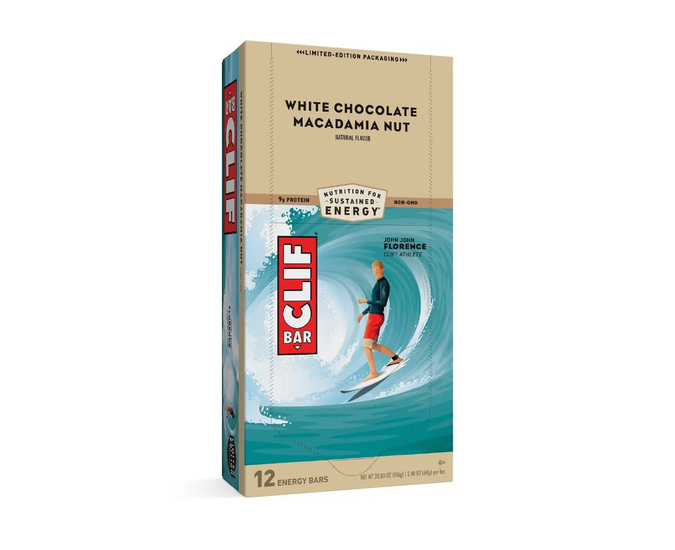 Clif Energy Bar White Chocolate Macadamia 12x68g - Image 3