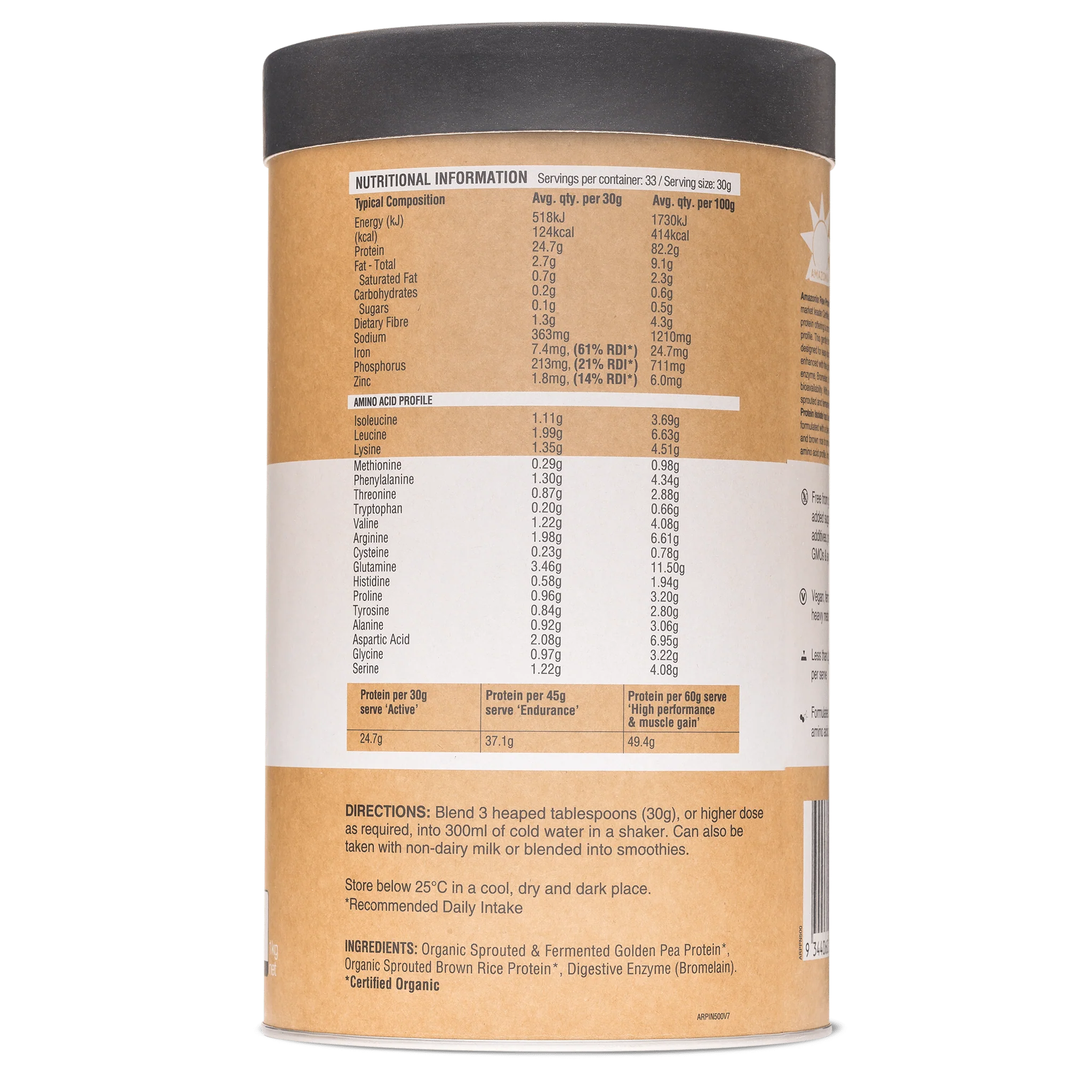 Amazonia Raw Protein Isolate Natural - Image 6