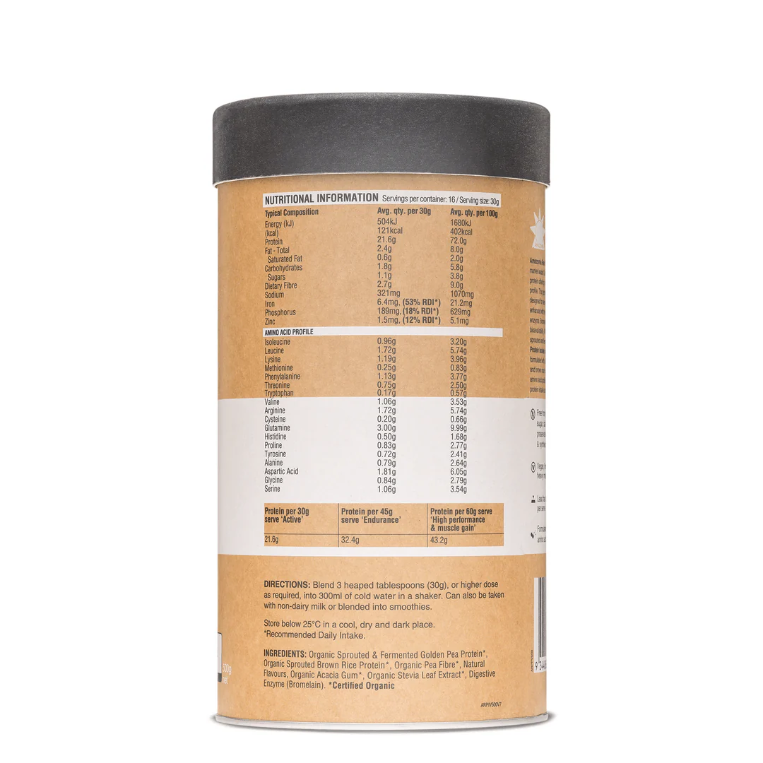 Amazonia Raw Protein Isolate Vanilla - Image 3