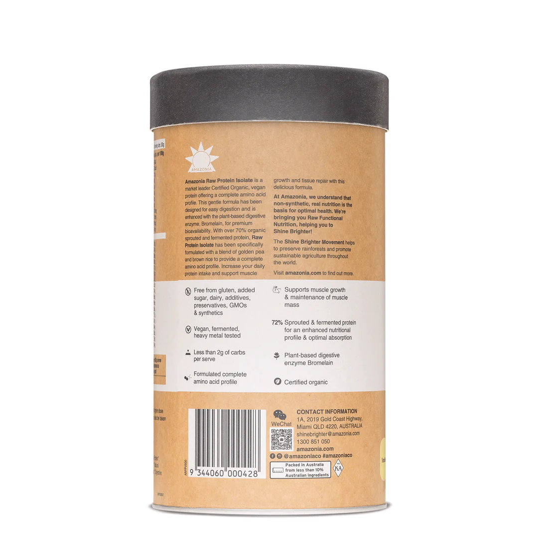 Amazonia Raw Protein Isolate Vanilla - Image 4