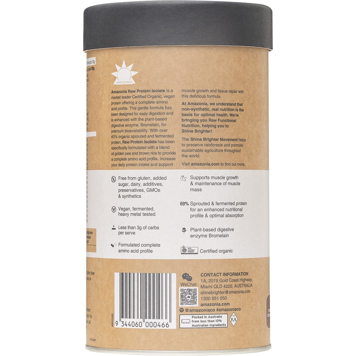 Amazonia Raw Protein Isolate Choc Coconut - Image 7