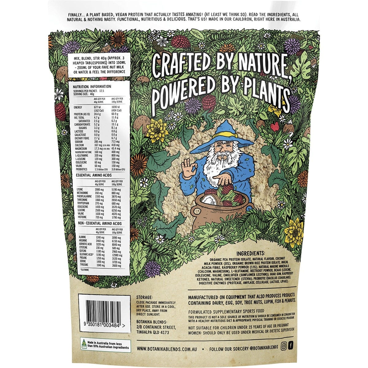 Botanika Blends Plant Protein Raspberry Coconut - Image 4