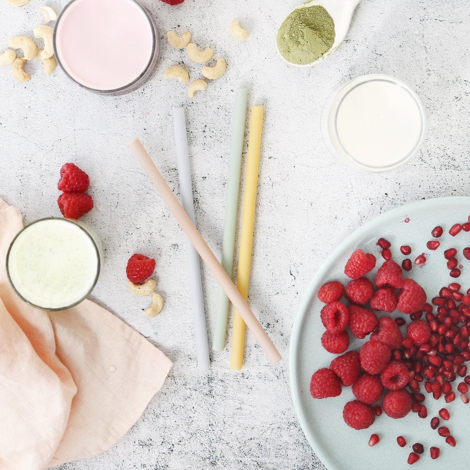 Ever Eco Silicone Straws - Bent Collection 4 Pack - Image 3