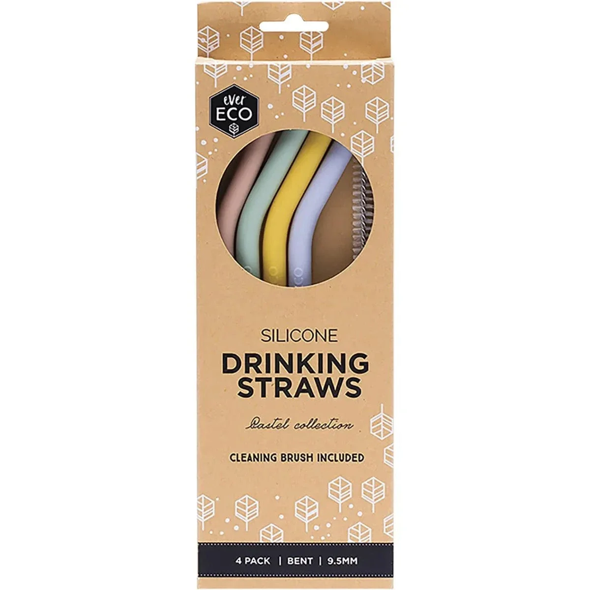 Ever Eco Silicone Straws - Bent Collection 4 Pack - Image 8