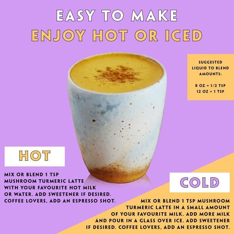 Teelixir Mushroom Turmeric Latte 100g - Image 4